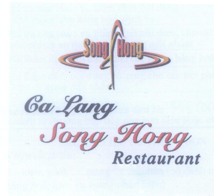 Mẫu nhãn hiệu Song Hong Ca Lang Song Hong Restaurant