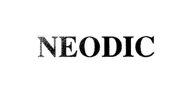Mẫu nhãn hiệu NEODIC