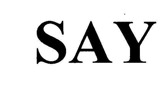 Mẫu nhãn hiệu SAY