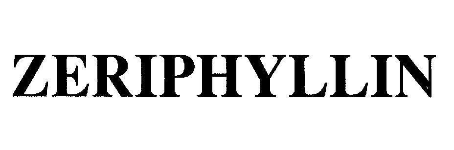 Mẫu nhãn hiệu ZERIPHYLLIN