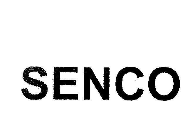 Mẫu nhãn hiệu SENCO