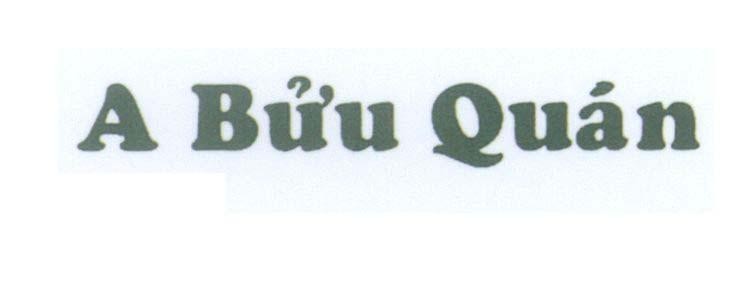 Mẫu nhãn hiệu A Bửu Quán