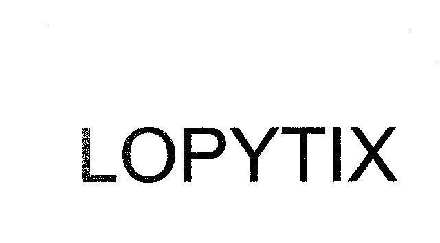 Mẫu nhãn hiệu LOPYTIX