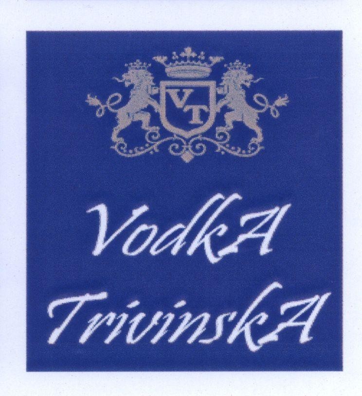 Mẫu nhãn hiệu V T Vodka Trivinska