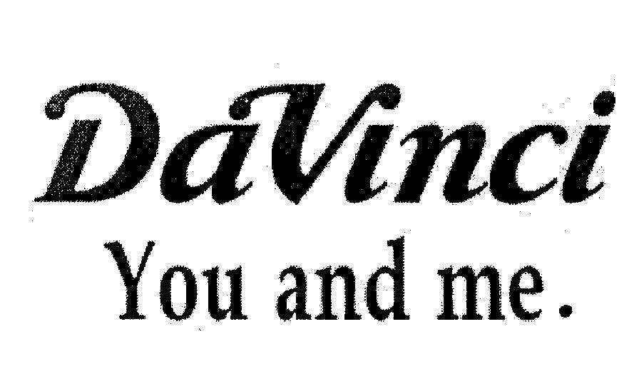 Mẫu nhãn hiệu DaVinci You and me.