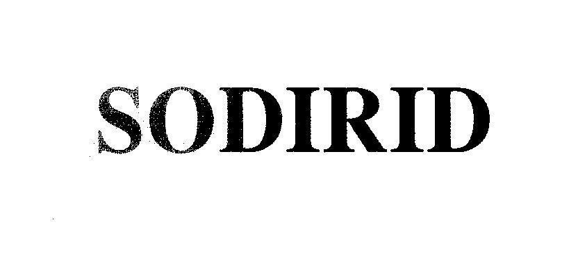 Mẫu nhãn hiệu SODIRID