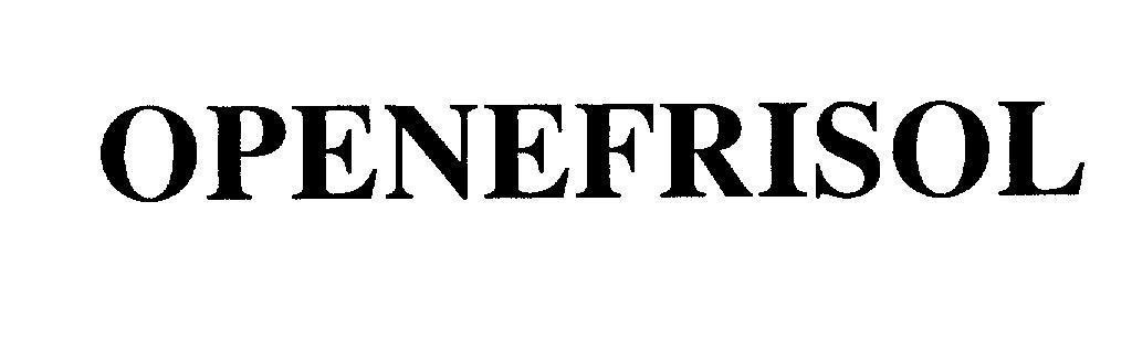 Mẫu nhãn hiệu OPENEFRISOL