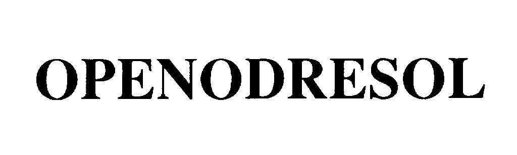 Mẫu nhãn hiệu OPENODRESOL