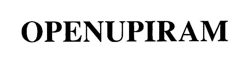 Mẫu nhãn hiệu OPENUPIRAM