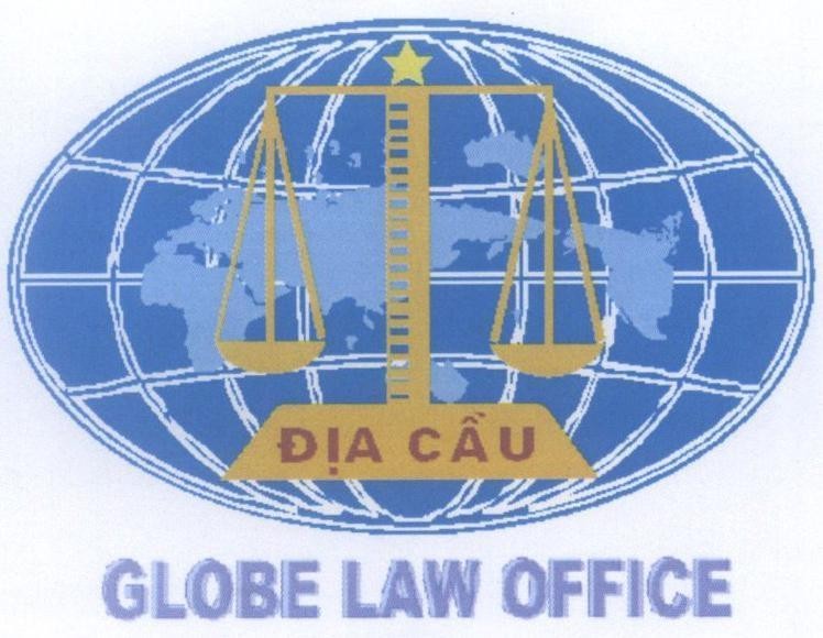 Mẫu nhãn hiệu GLOBE LAW OFFICE Địa Cầu