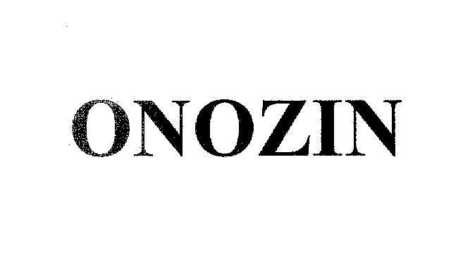 Mẫu nhãn hiệu ONOZIN