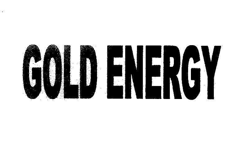 Mẫu nhãn hiệu GOLD ENERGY