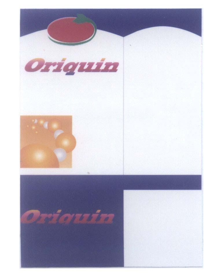 Mẫu nhãn hiệu Oriquin