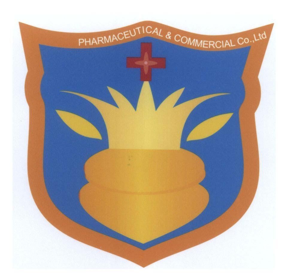 Mẫu nhãn hiệu PHARMACEUTICAL & COMMERCIAL Co.,Ltd