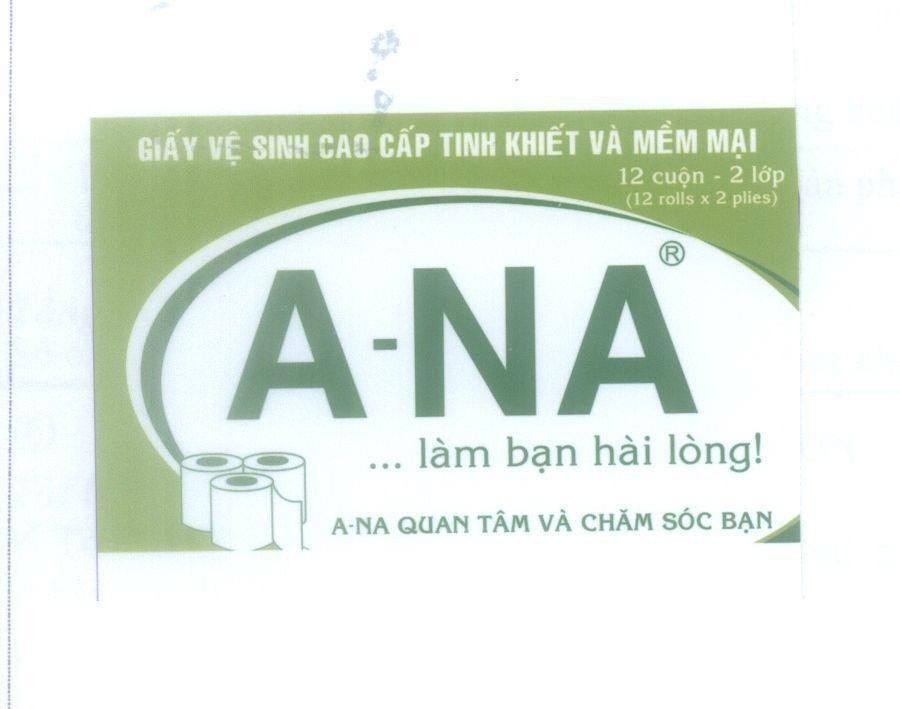 Mẫu nhãn hiệu A-NA Giấy Vệ Sinh Cao Cấp Tinh Khiết Và Mềm Mại ...làm bạn hài lòng...