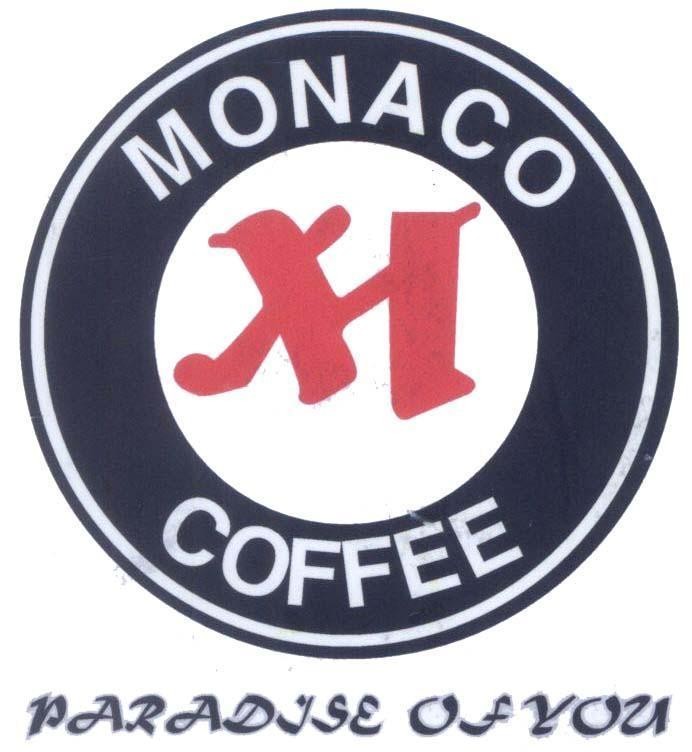 Mẫu nhãn hiệu MONACO M COFFEE PARADISE OF YOU