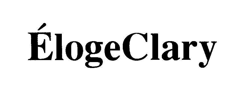 Mẫu nhãn hiệu élogeClary