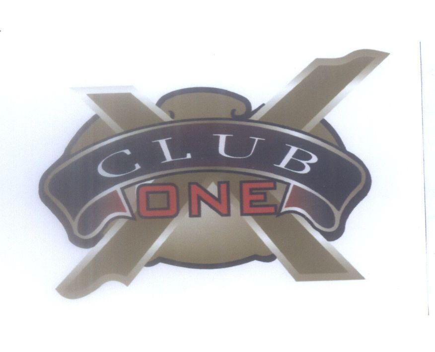 Mẫu nhãn hiệu X CLUB ONE