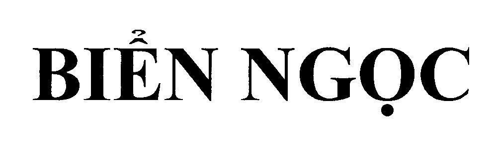 Mẫu nhãn hiệu Biển Ngọc