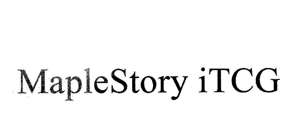 Mẫu nhãn hiệu MapleStory iTCG