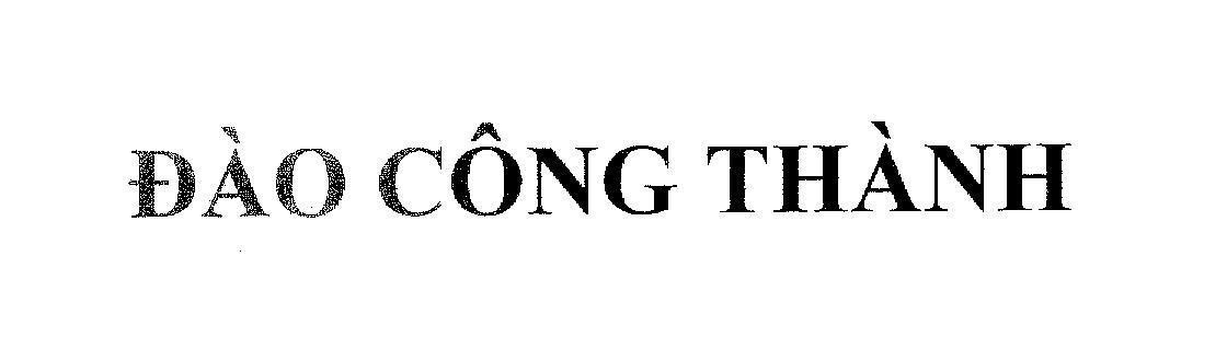 Mẫu nhãn hiệu Đào Công Thành