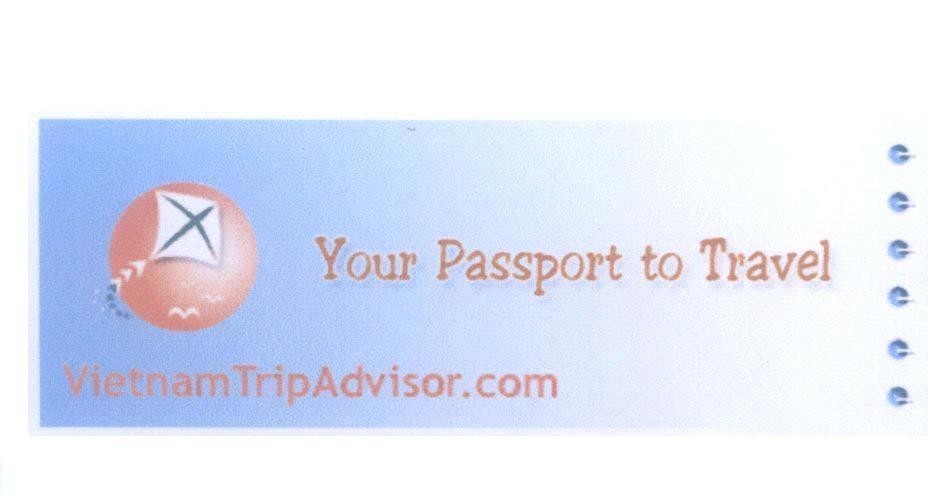 Mẫu nhãn hiệu Your Passport to Travel VietnamTripAdvisor.com