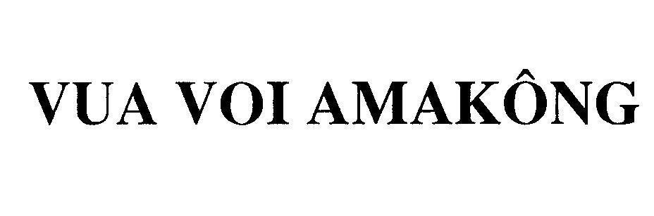 Mẫu nhãn hiệu VUA VOI AMAKÔNG