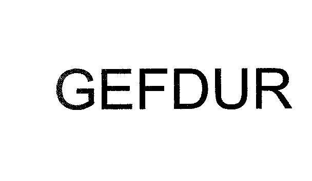 Mẫu nhãn hiệu GEFDUR