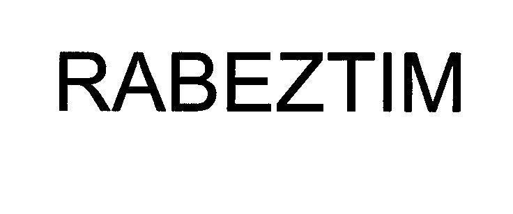 Mẫu nhãn hiệu RABEZTIM