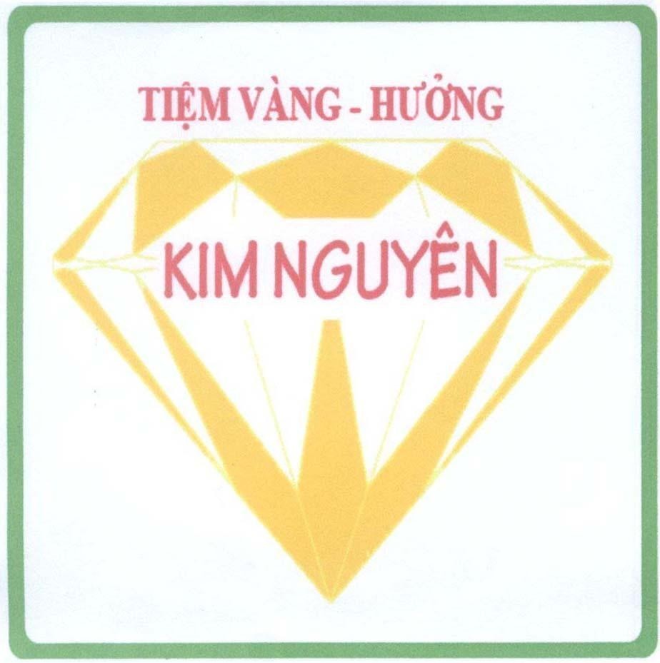 Mẫu nhãn hiệu KIM NGUYÊN Tiệm Vàng - Hưởng