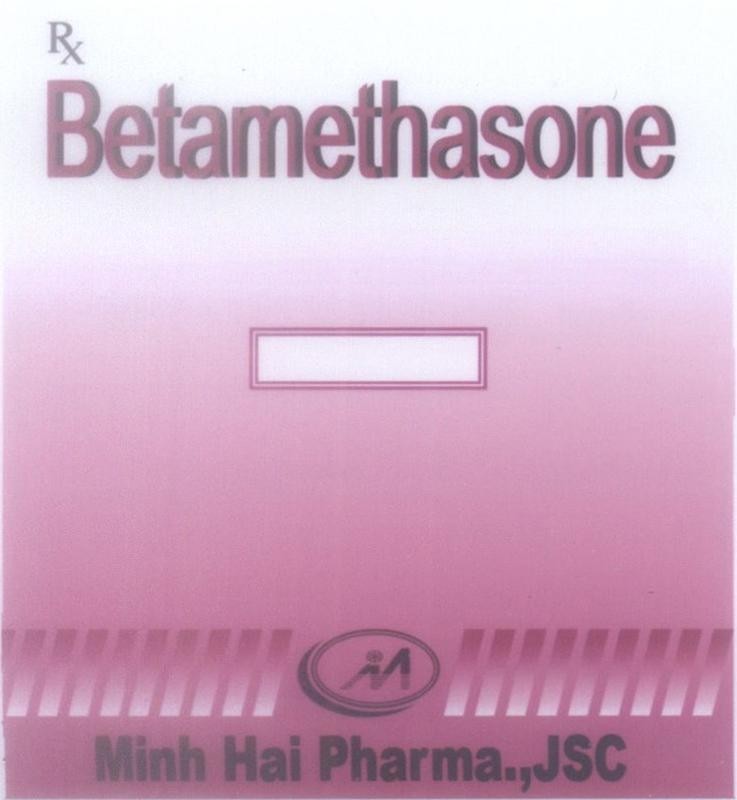 Mẫu nhãn hiệu Betamethasone M Minh Hai Pharma.,JSC