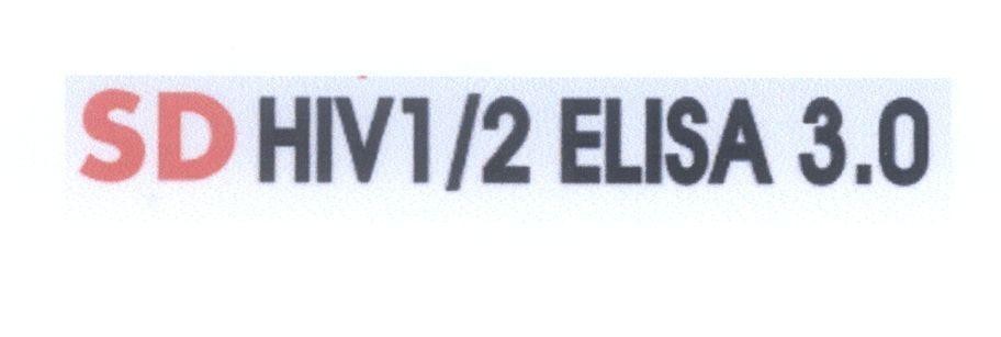 Mẫu nhãn hiệu SD HIV1/2 ELISA 3.0