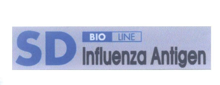 Mẫu nhãn hiệu SD BIO LINE Influenza Antigen