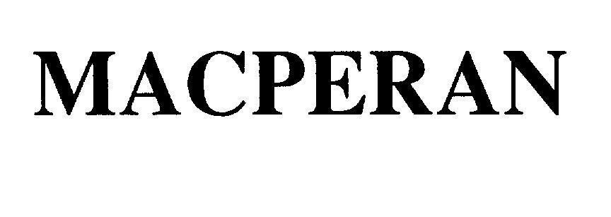Mẫu nhãn hiệu MACPERAN