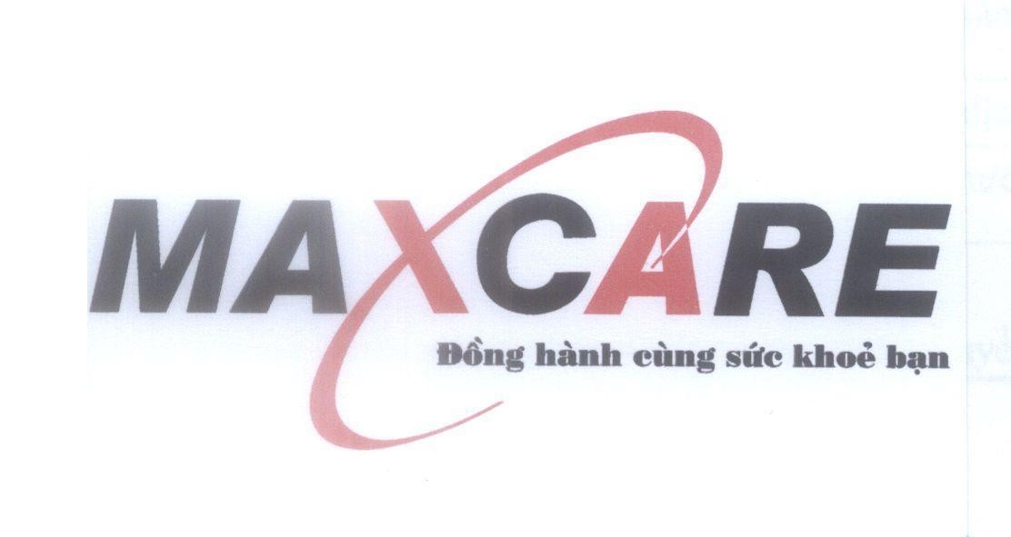 Mẫu nhãn hiệu MAXCARE Đồng hành cùng sức khỏe bạn