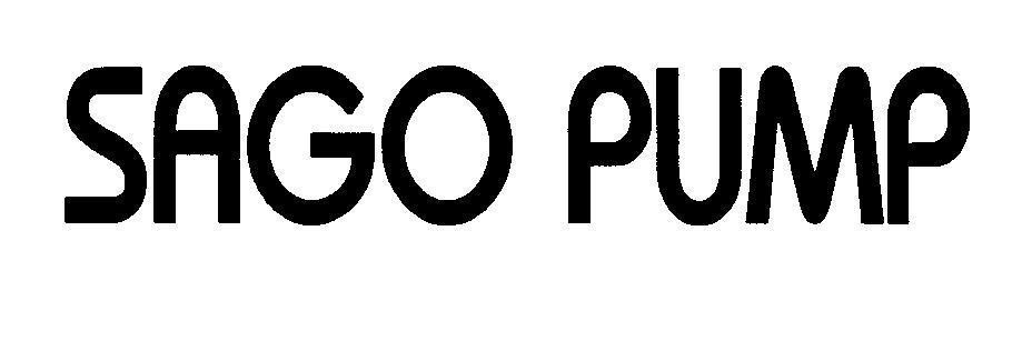 Mẫu nhãn hiệu SAGO PUMP