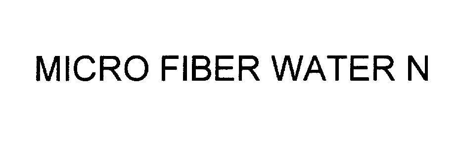 Mẫu nhãn hiệu MICRO FIBER WATER N