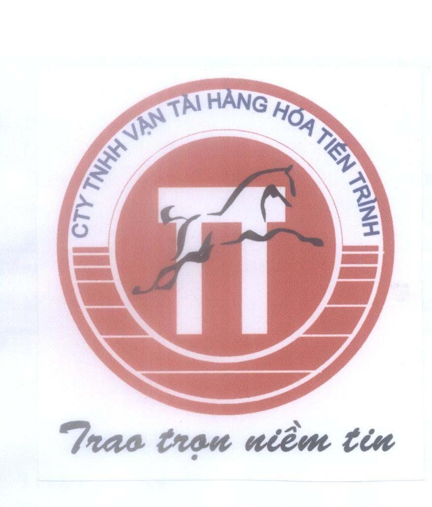 Mẫu nhãn hiệu TT CTY TNHH Vận Tải Hàng Hóa Tiến Trình Trao trọn niềm tin