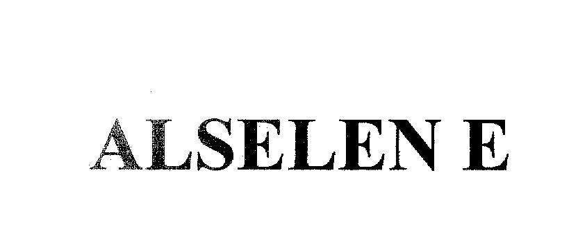 Mẫu nhãn hiệu ALSELEN E