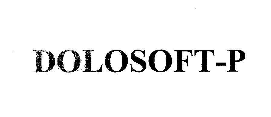 Mẫu nhãn hiệu DOLOSOFT-P