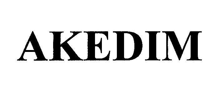 Mẫu nhãn hiệu AKEDIM