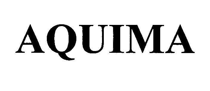 Mẫu nhãn hiệu AQUIMA