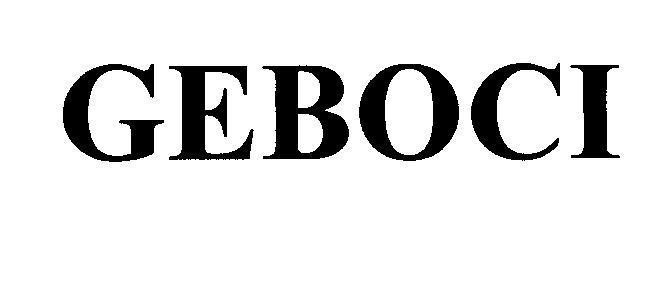 Mẫu nhãn hiệu GEBOCI