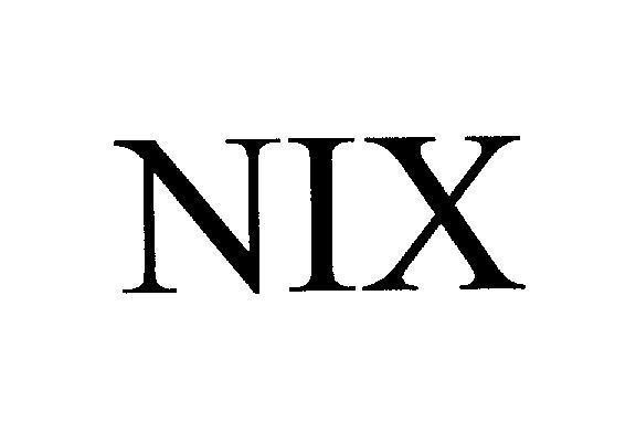 Mẫu nhãn hiệu NIX