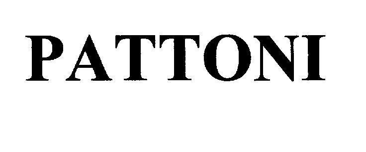 Mẫu nhãn hiệu PATTONI