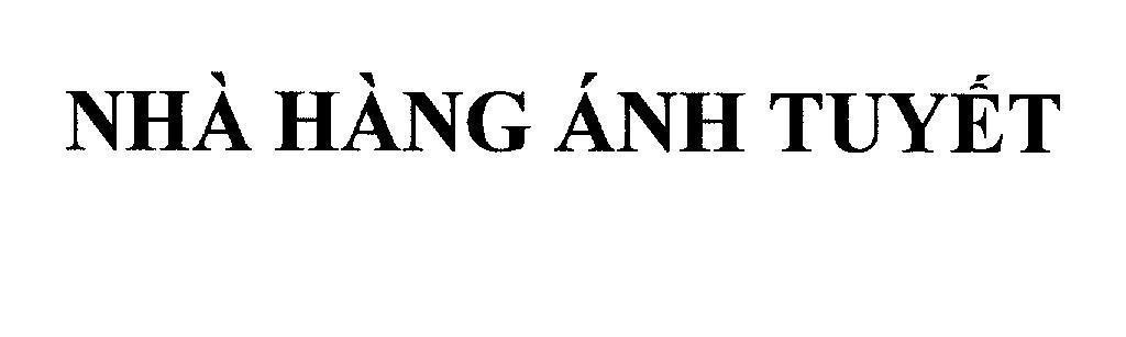 Mẫu nhãn hiệu Nhà Hàng ánh Tuyết