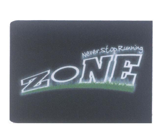 Mẫu nhãn hiệu ZONE Never Stop Running