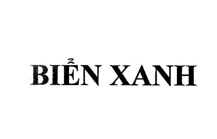 Mẫu nhãn hiệu Biển Xanh
