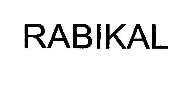 Mẫu nhãn hiệu RABIKAL