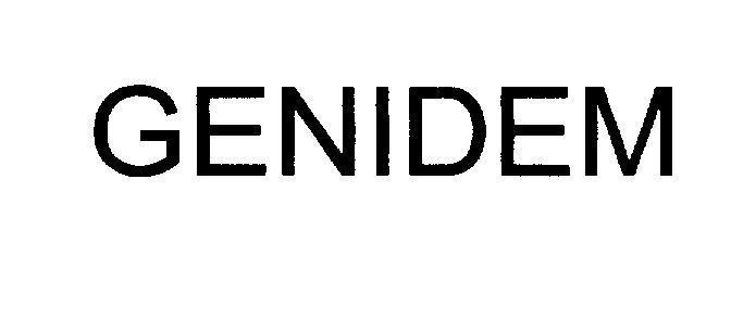 Mẫu nhãn hiệu GENIDEM